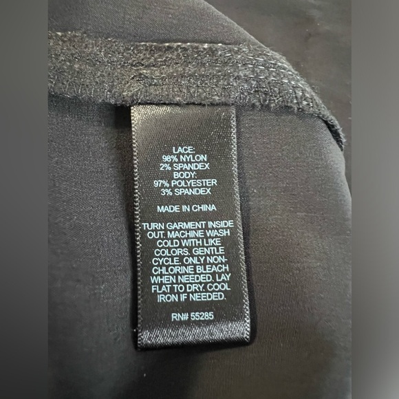 Express Women Size 12 Jumpsuit Black Sleeveless Lace Top Pockets Harem Pants - Picture 8 of 12